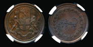 Malaysia Penang 1/2 Pice 1810 proof NGC