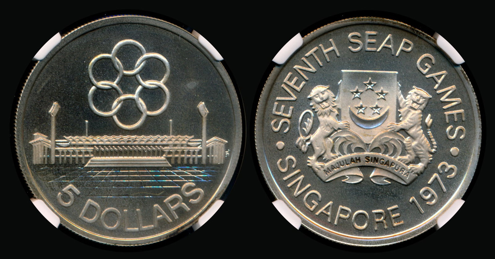 Singapore $5 1973 proof NGC (1 of 1)