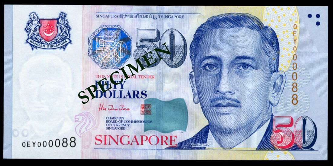 Singapore $50 1999 HTT (1 of 1)