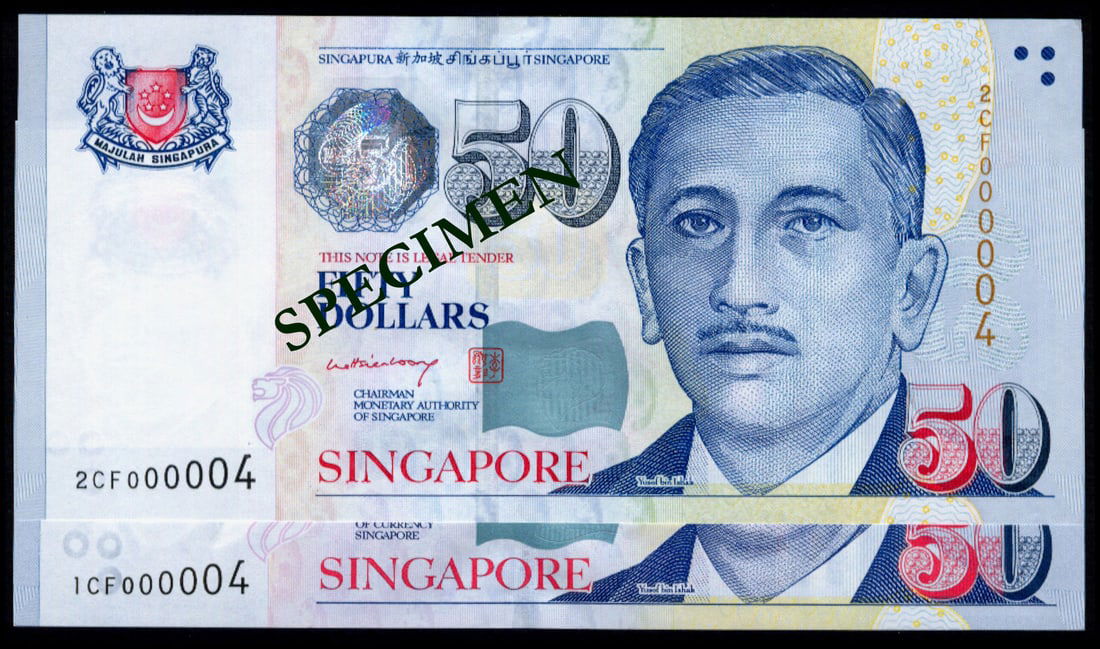 Singapore $50 1999 HTT 1CF LHL 2CF 000004 (1 of 1)
