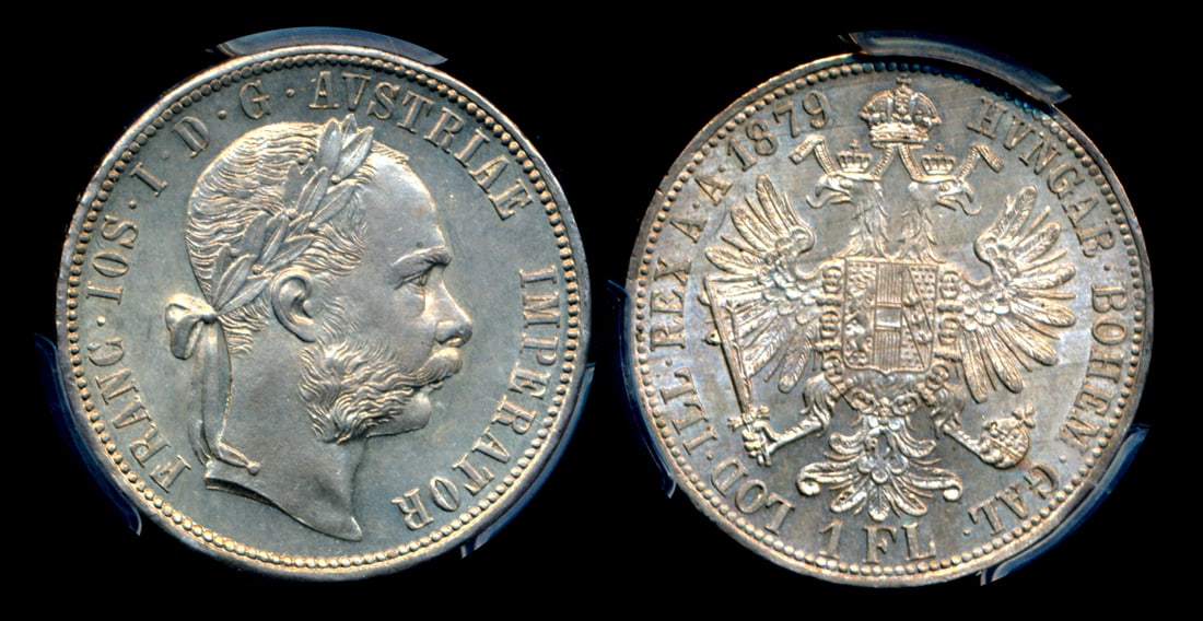 Austria Florin 1879 PCGS MS64 (1 of 1)