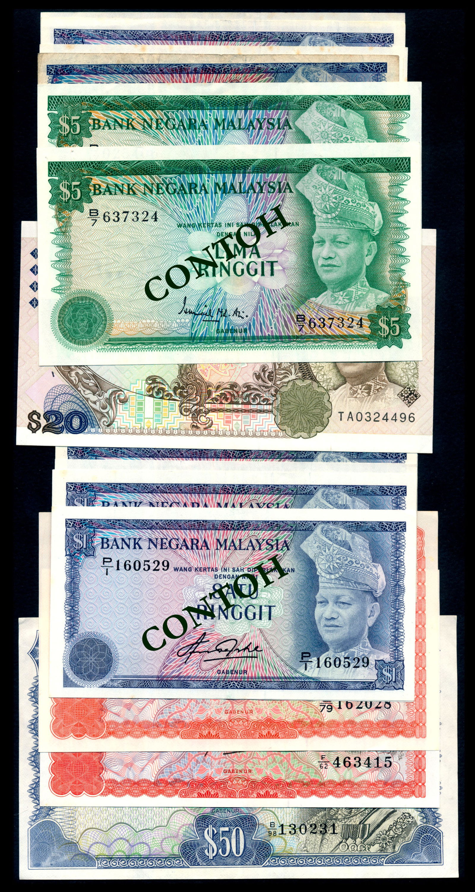 20 Malaysia $1-$50 1967-84 (1 of 1)