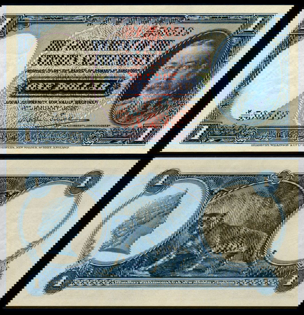 Straits Settlements $1 1935 KGV (1 of 1)