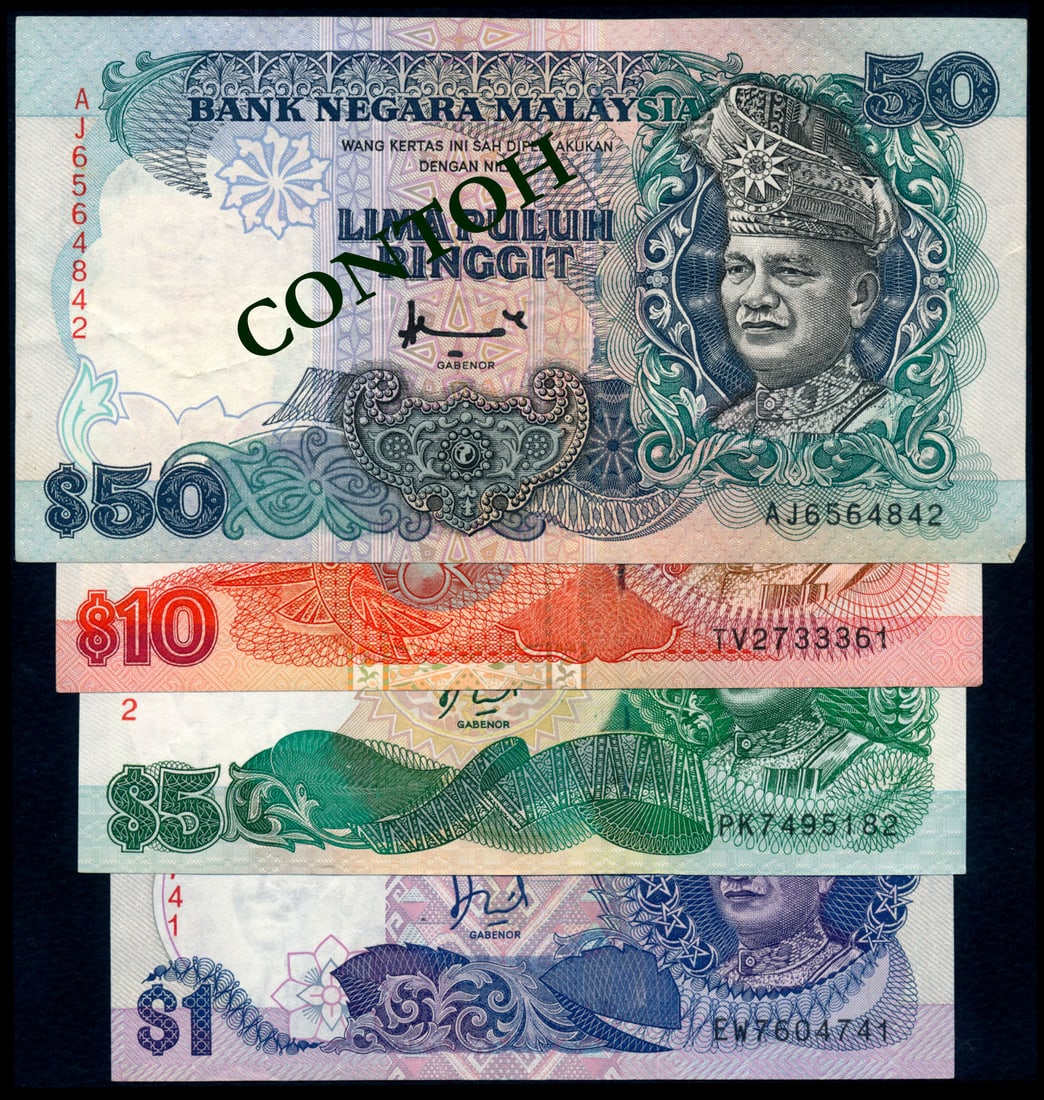 4 Malaysia $1-$50 1986-98 (1 of 1)