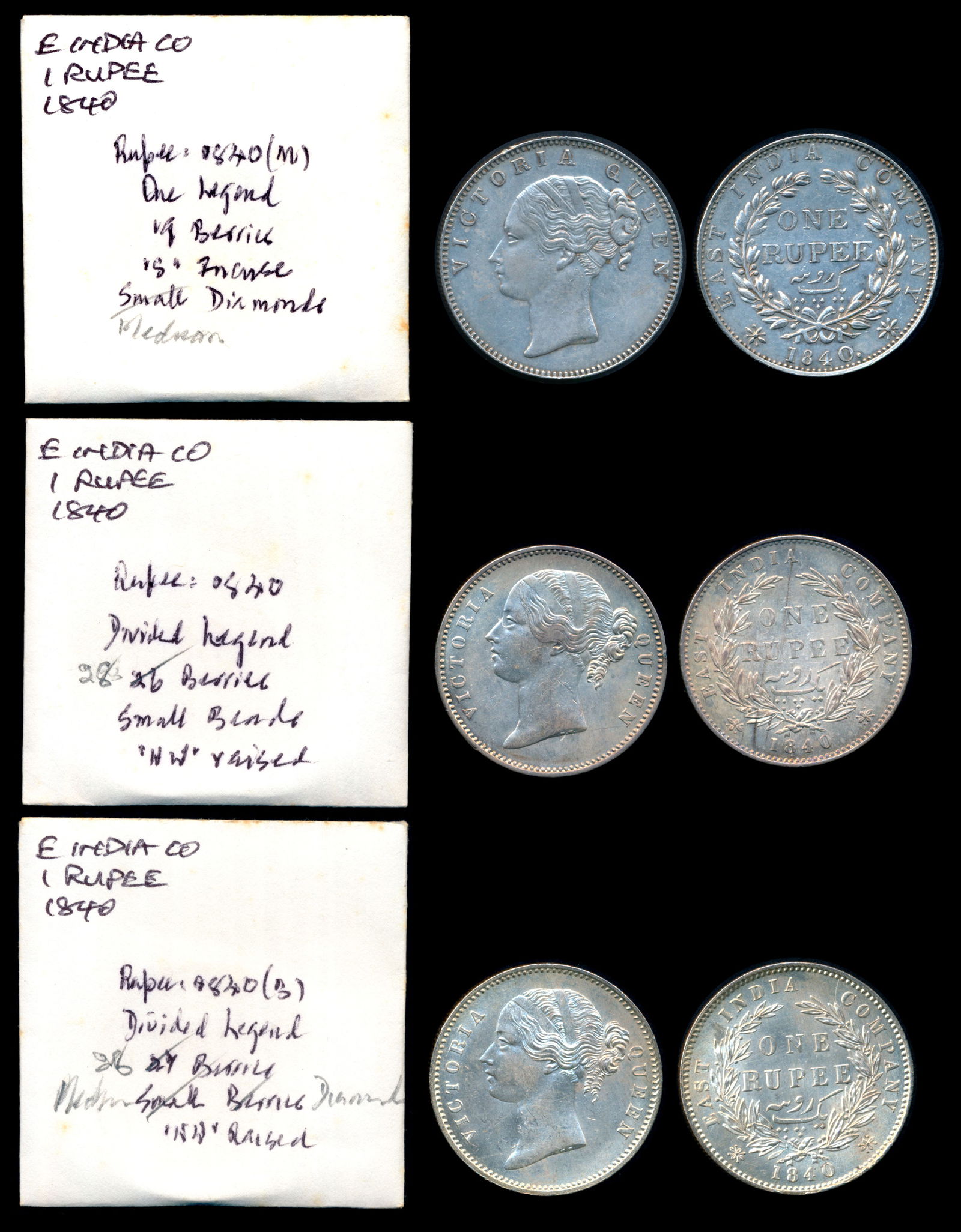 3 India QV Rupee 1840 (1 of 1)