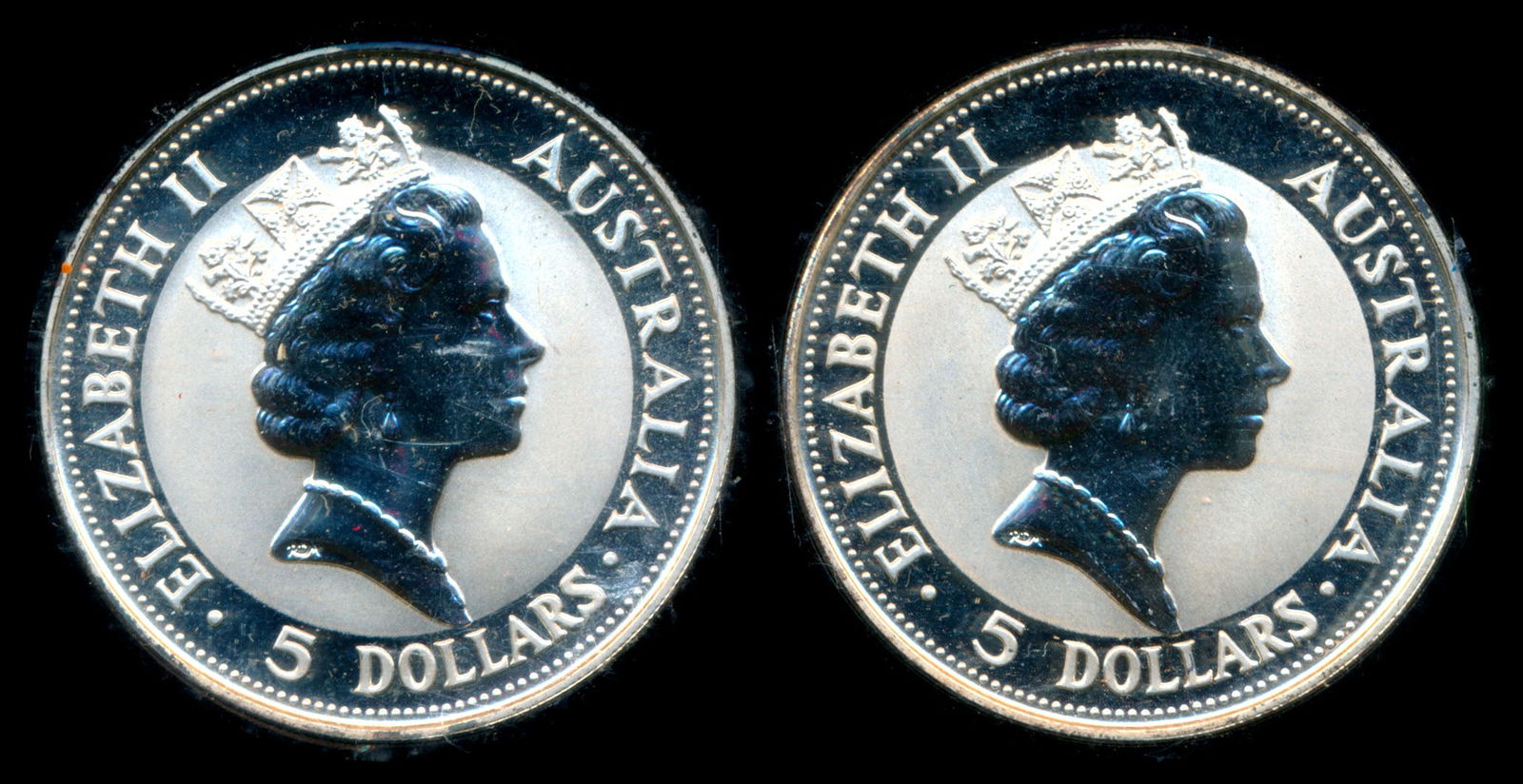 2 Australia 2 Kookaburra silver coins (1 of 1)