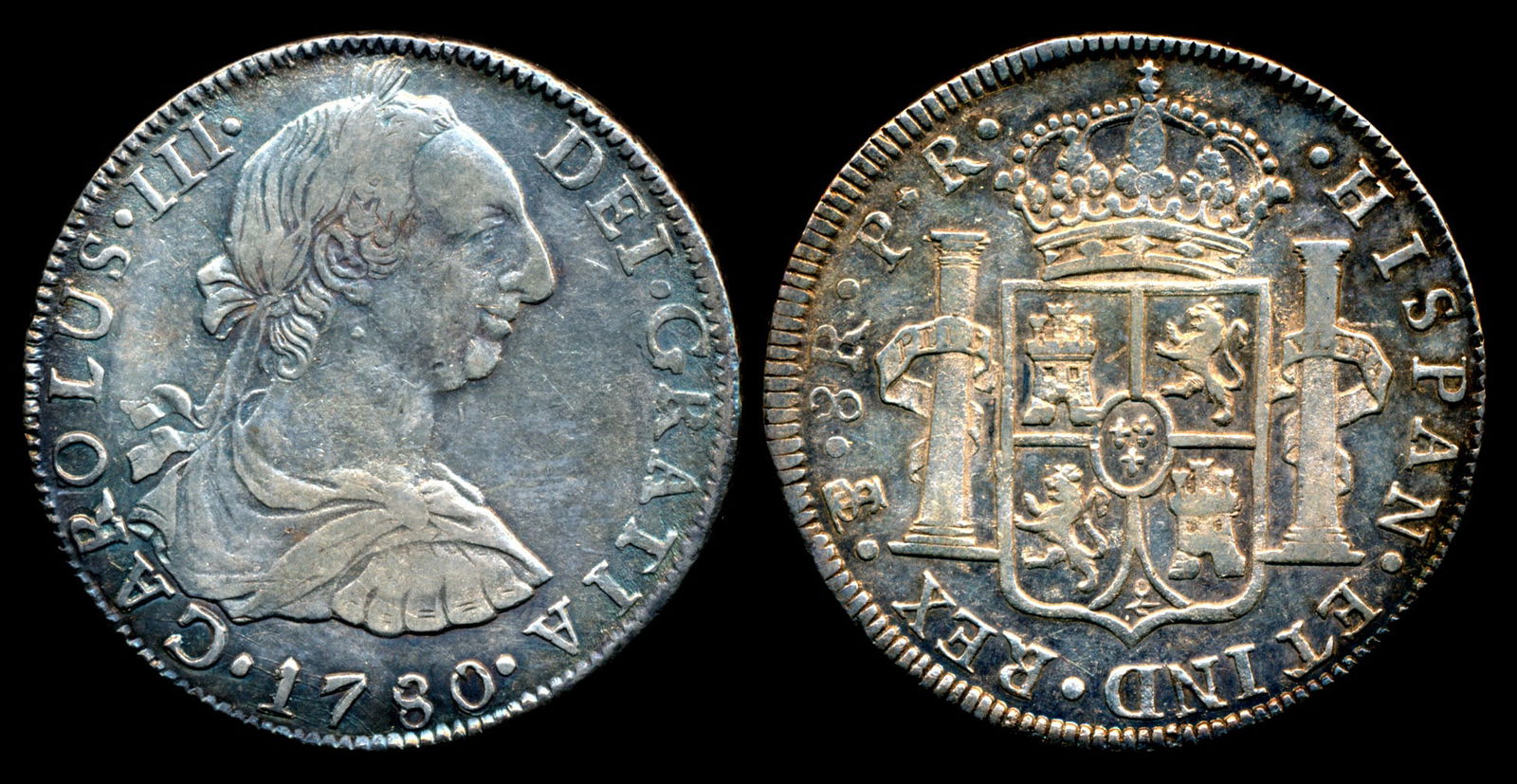 Bolivia Charles III 8 Reales 1780PTS PR (1 of 1)