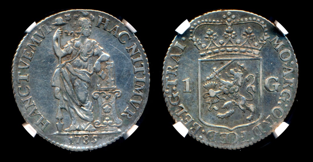Netherlands Gulden 1785 NGC (1 of 1)