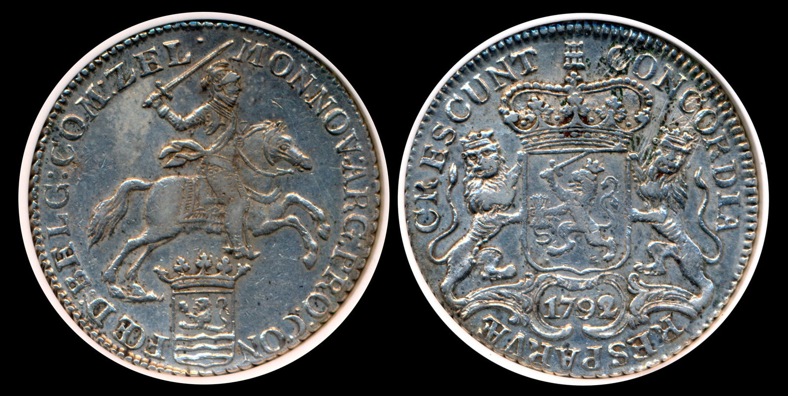 Netherlands Ducaton 1792/1 NGC (1 of 1)