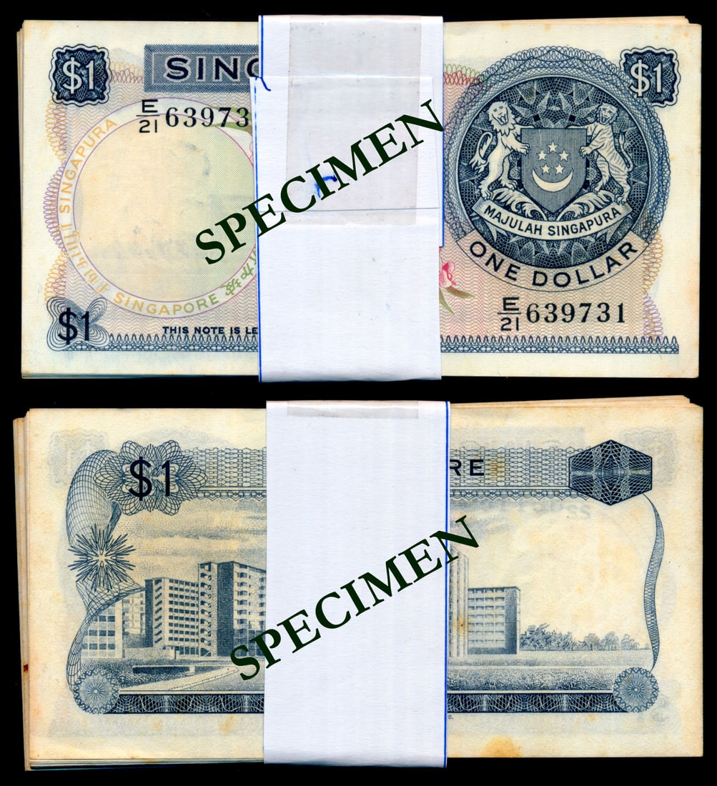 Singapore 19x$1 1972 HSS w/seal (1 of 1)
