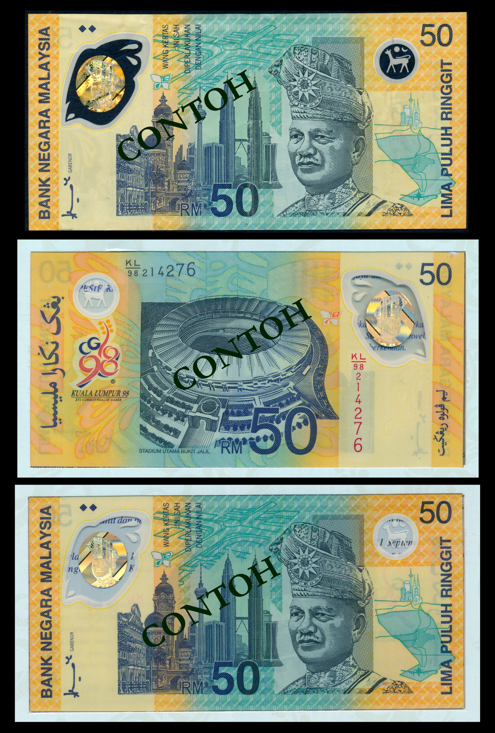 Malaysia 3xRM50 1996-98 (1 of 1)