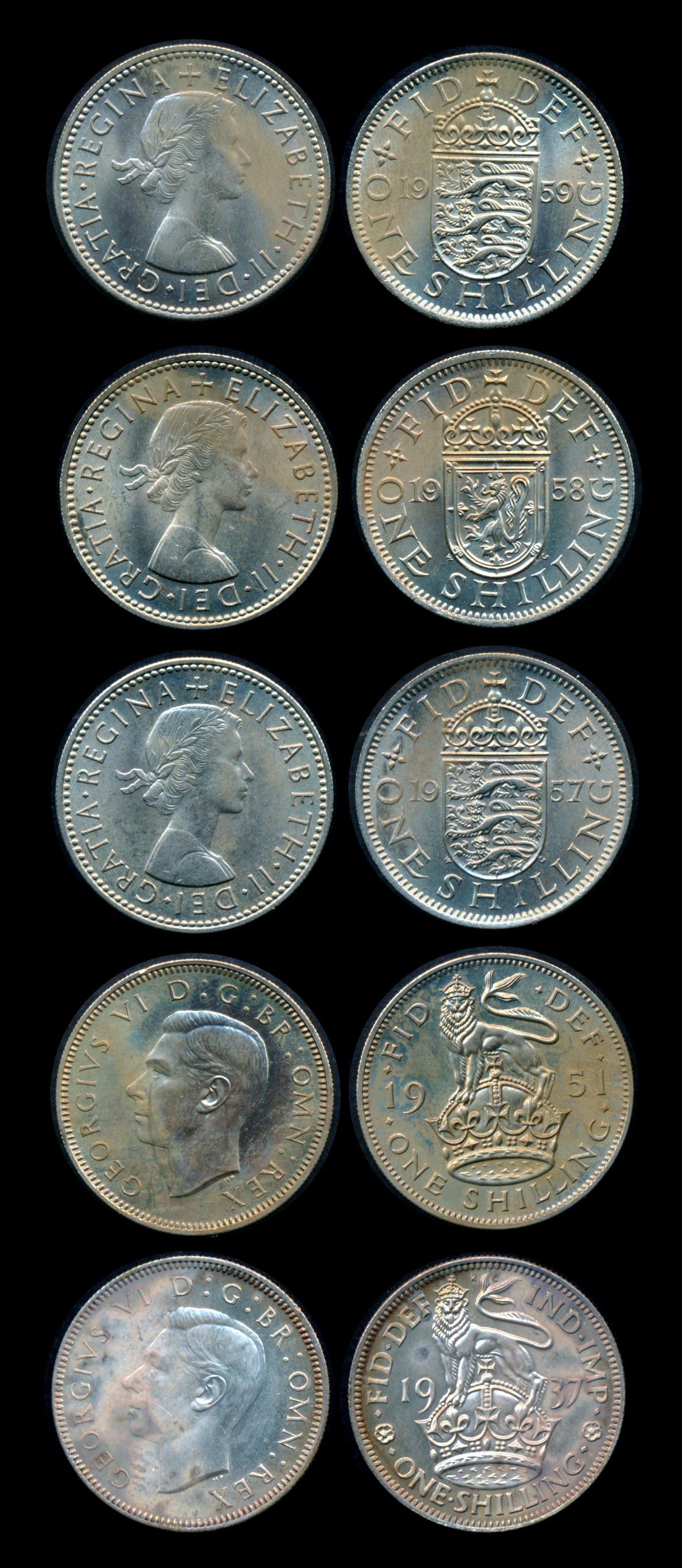 Great Britain 1 Shilling 1937-59 (1 of 1)