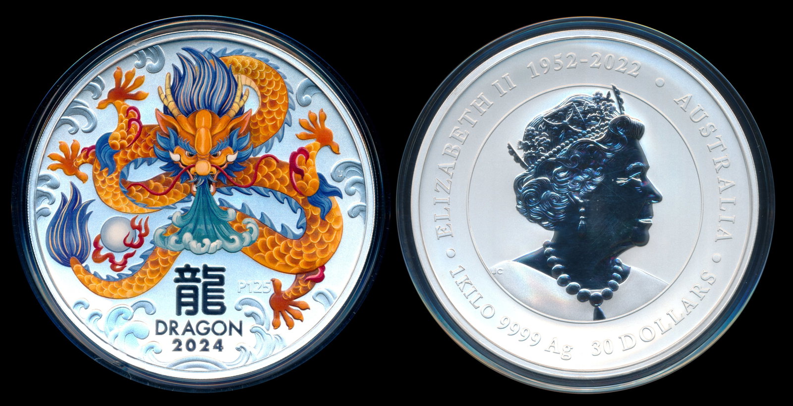 Australia Charles III $30 2024 Dragon 1 kilo (1 of 1)