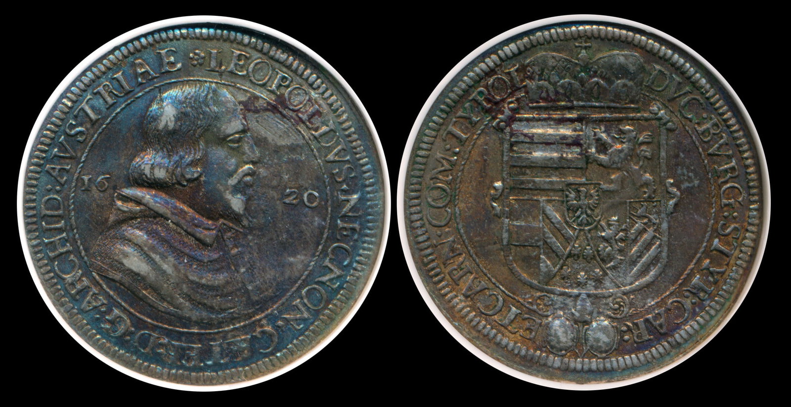 Austria Archduke Leopold Taler 1620 NGC (1 of 1)