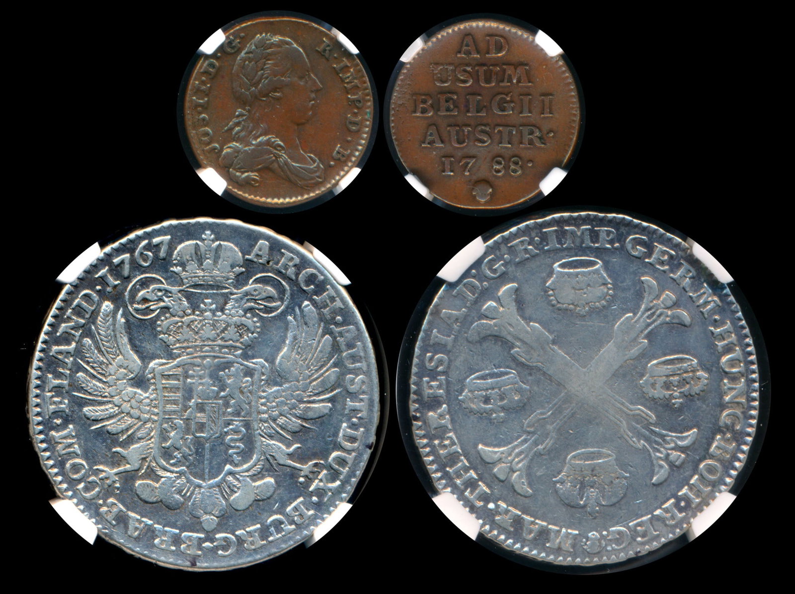 Austrian NL Liard Kronentaler 1767-88 (1 of 1)
