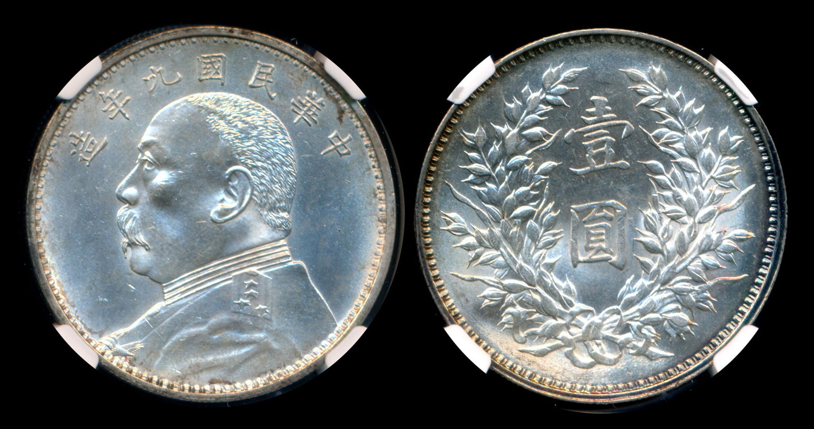 China Republic $1 1920 YSK NGC (1 of 1)
