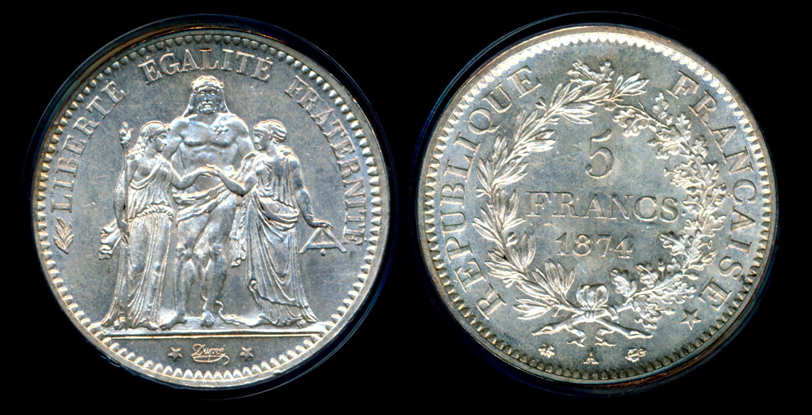 France 5 Francs 1874A PCGS (1 of 1)