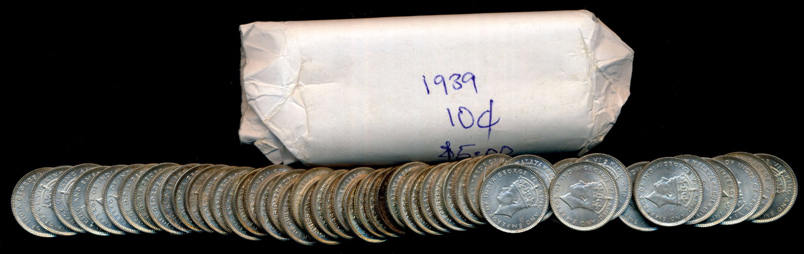 Malaya KGVI 50x10c 1939 (1 of 1)