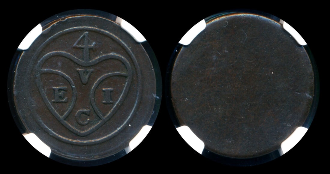 Malaysia Pulu Penang 1c 1786 NGC: Malaysia Pulu Penang, Cent, (KM.3; S-973), 1786, VEIC, uniface, NGC VF35BN.