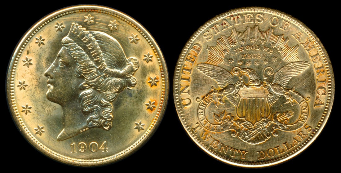 United States $20 1904 gold (1 of 1)