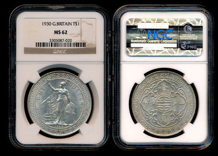 British Trade Dollars 1930 NGC MS62 (1 of 1)