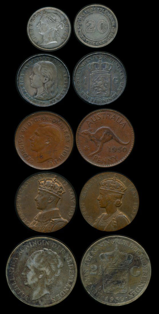 World coins of Straits Settlements etc (1 of 1)