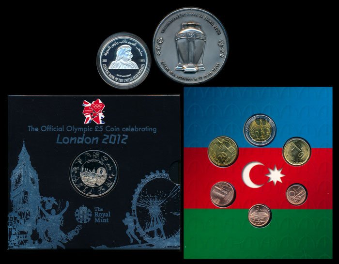 World coins of Azerbaijan Bahrain Canada etc (1 of 1)