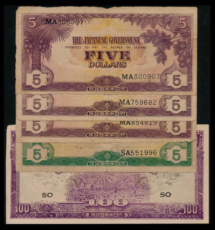 World banknotes of Malaya Netherlands Indies (1 of 1)