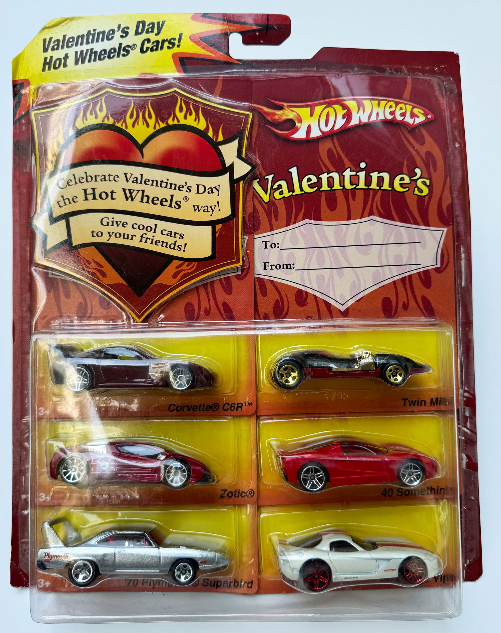Hot Wheels Cars Valentine's Set 2006 (1 of 2)