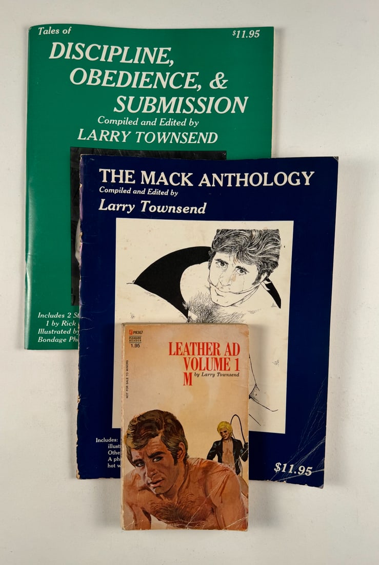 Lot of 3 Gay Interest Books - Mack Anthology, Tales Obedience Disicpline Submission, Leather AD 1M (1 of 12)