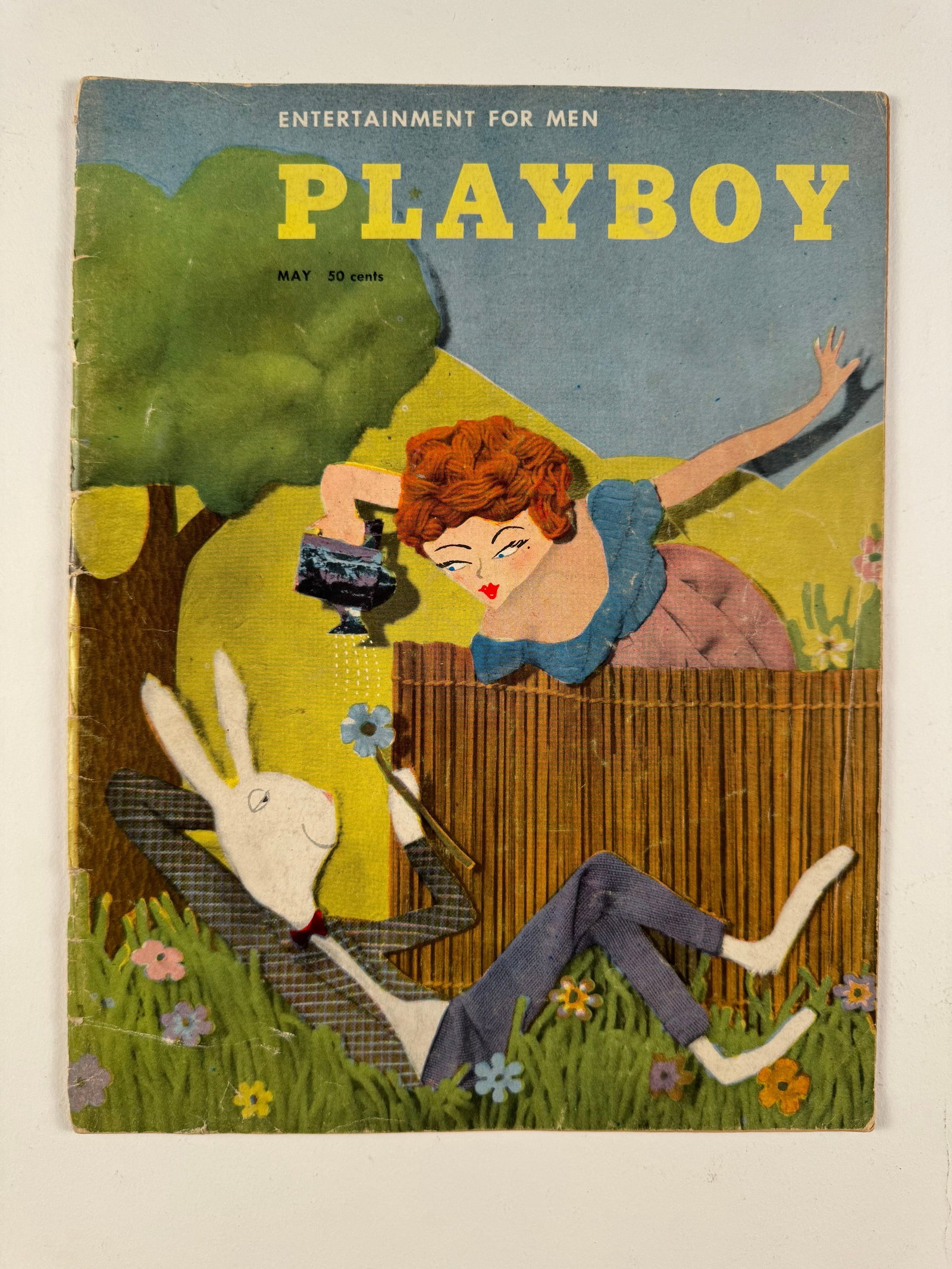 Playboy May 1954 - First Full Year - Centerfold Included: Cover & Playmate: Joanne Arnold