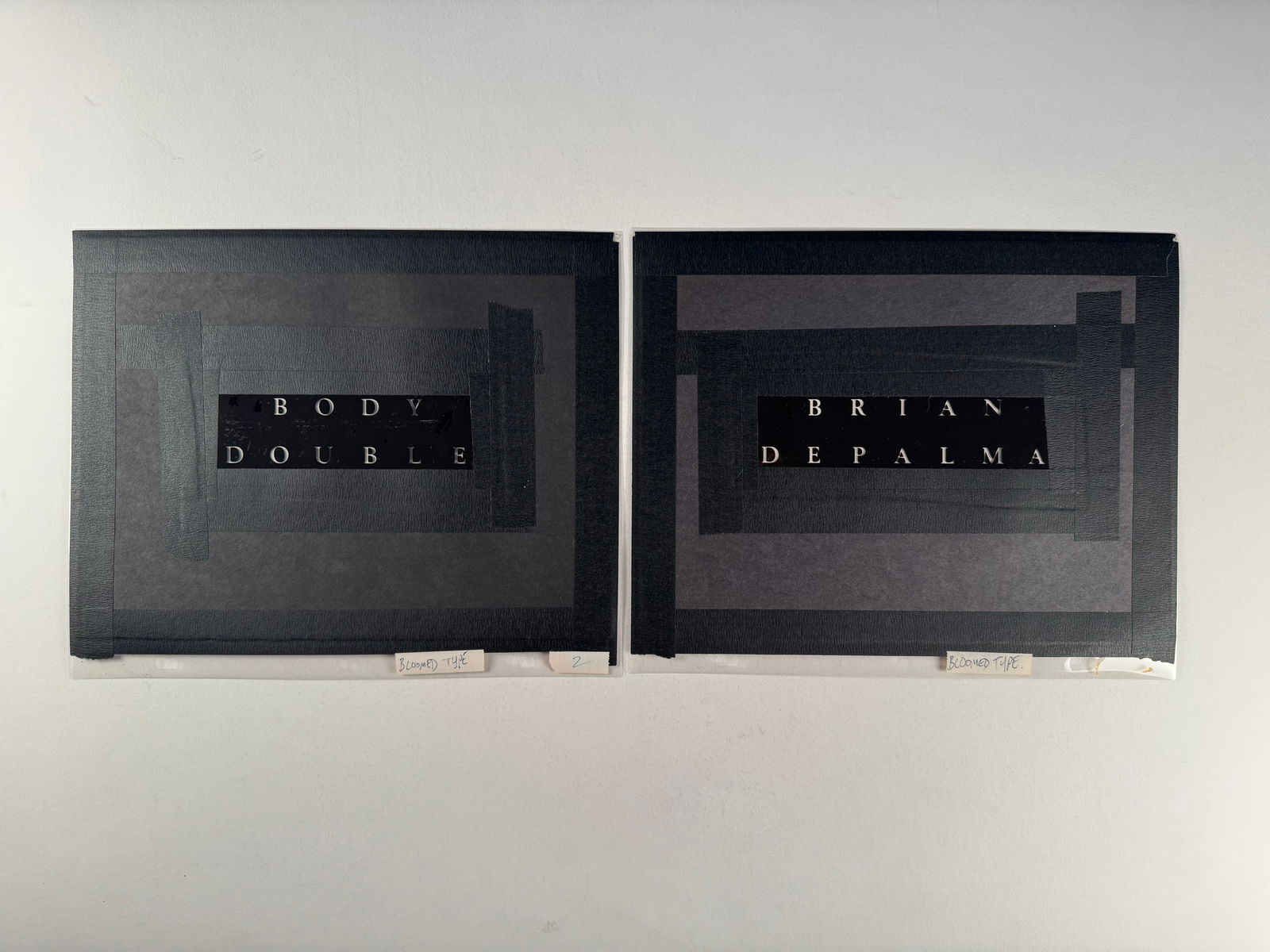 Body Double 1984 Brian De Palma Trailer Original Production Title Treatment Assets Transparencies (1 of 7)