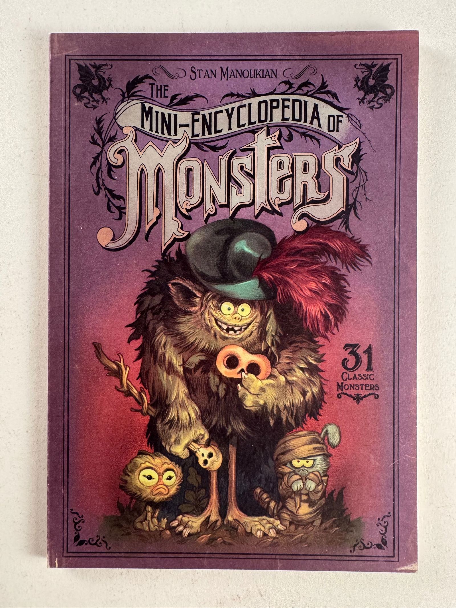 Mini Encyclopedia of Monsters Hardcover Book by Stan Manoukian (1 of 5)