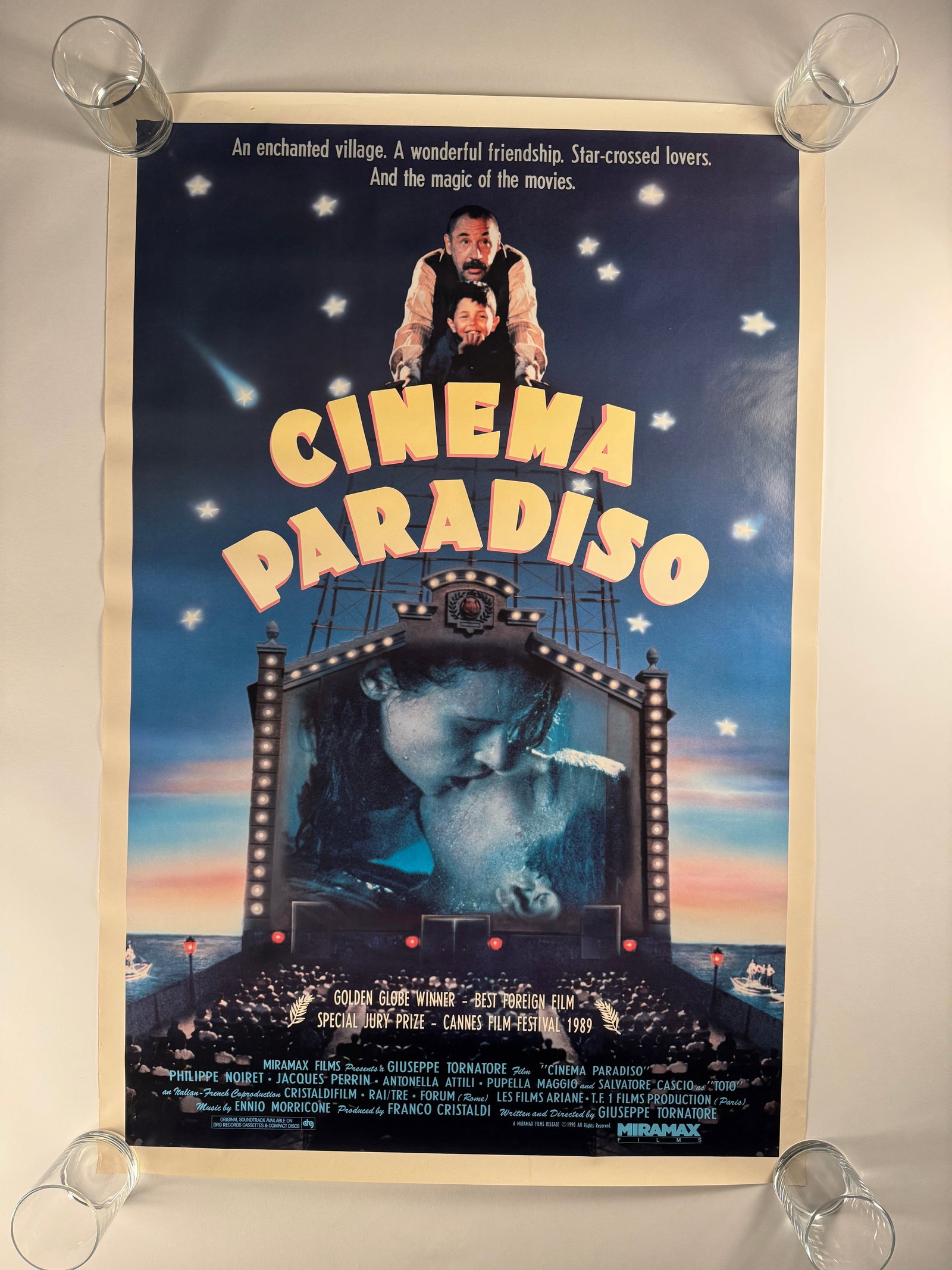 Cinema Paradiso Original One Sheet Movie Poster 27x41 Italian Vintage Film (1 of 6)