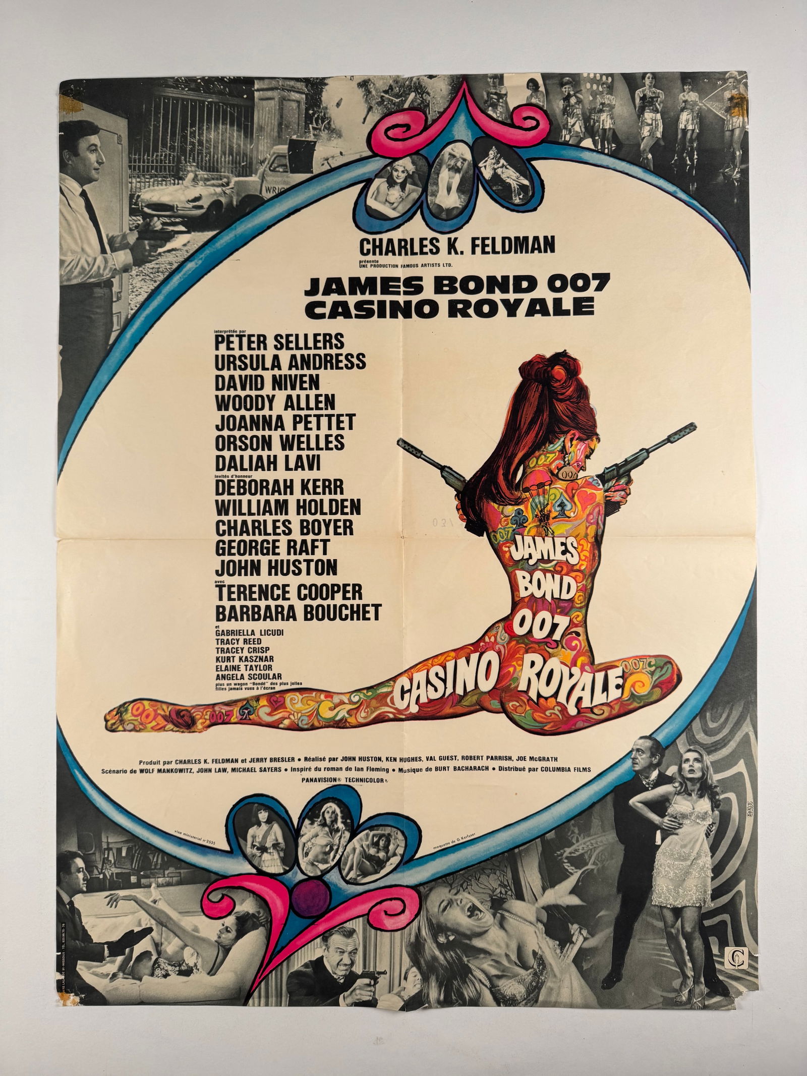 Casino Royale 1967 French "Affiche" Original Movie Poster 23x31 (1 of 6)
