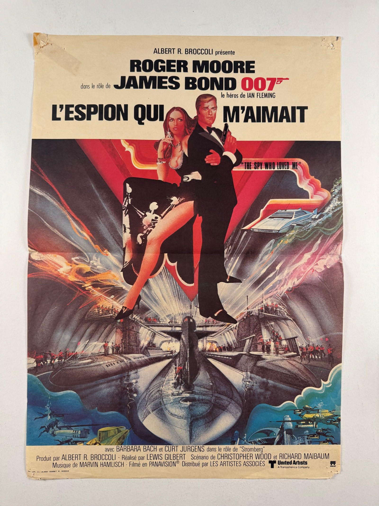 The Spy Who Loved Me 1977 French Original Movie Poster 15x21 (1 of 6)