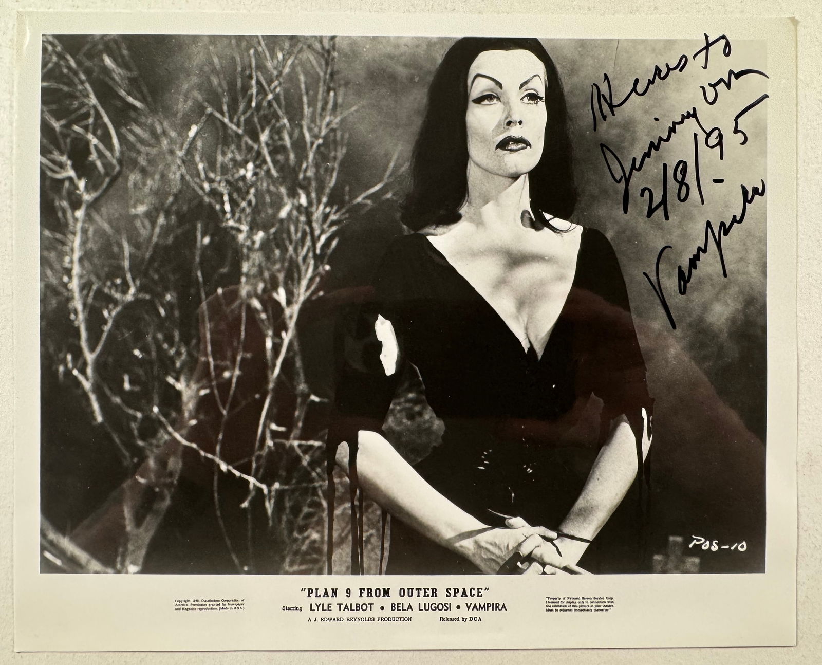 Vampira Autograph (1 of 3)