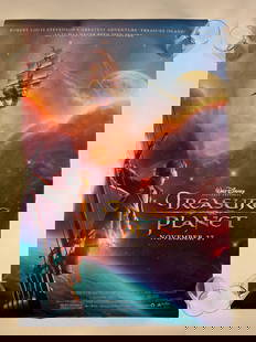 Treasure Planet 2002 One Sheet Double Sided DSS Original Vintage Movie Poster 27"x40" Disney: Treasure Planet is a 2002 American animated science fiction adventure film released by Walt Disney Pictures. It is a science fiction adaptation of Robert Louis Stevenson's adventure novel Treasure Isl