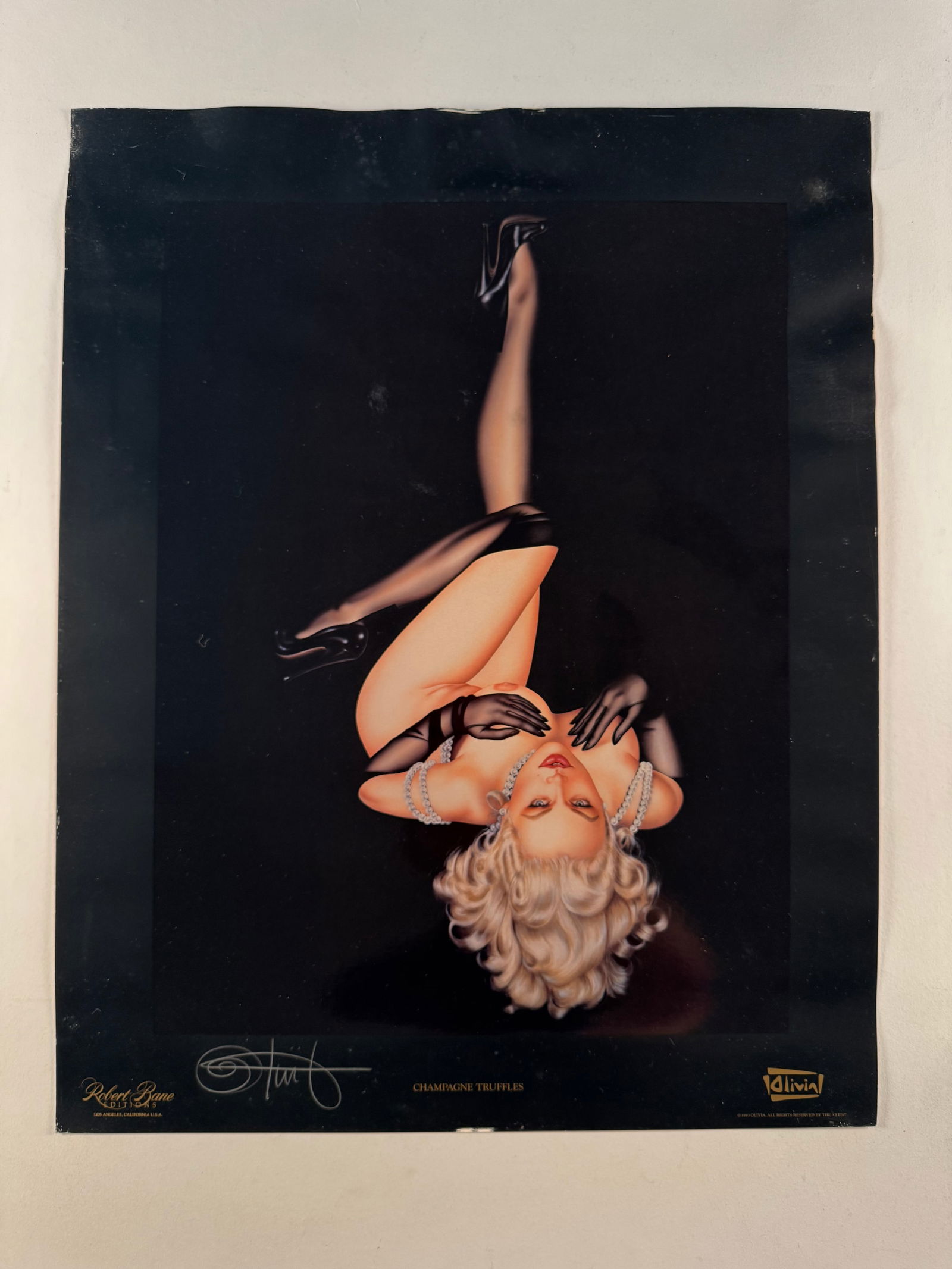 "Champagne Truffles" Limited Edition 16x20 Lithograph Print Signed by Olivia De Berardinis (1 of 5)