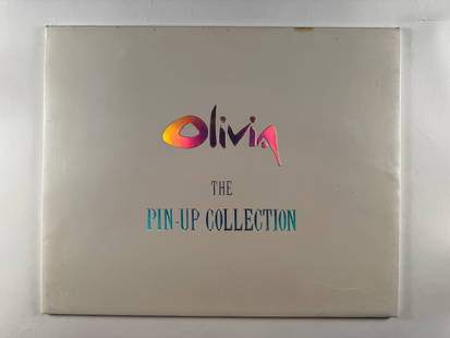 Olivia: The Pin-Up Collection 1993 Signed by Olivia De Berardinis 12 Color Plates Portfolio 20x16: This Olivia: The Pin-up Collection portfolio of 12 color plates has never been displayed and prints are in near mint condition. Cover and contents page is signed by Olivia De Berardinis. We have seen