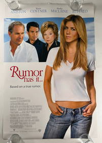 Rumor Has It 2005 Original Double Sided DSS One Sheet 27x40 Movie Poster Jennifer Aniston (1 of 4)