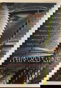 The Thin Red Line 1998 Original Double Sided DSS One Sheet 27x40 Movie Poster Terrance Malick (1 of 2)
