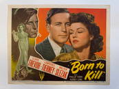 Born to Kill Lobby Card 11x17