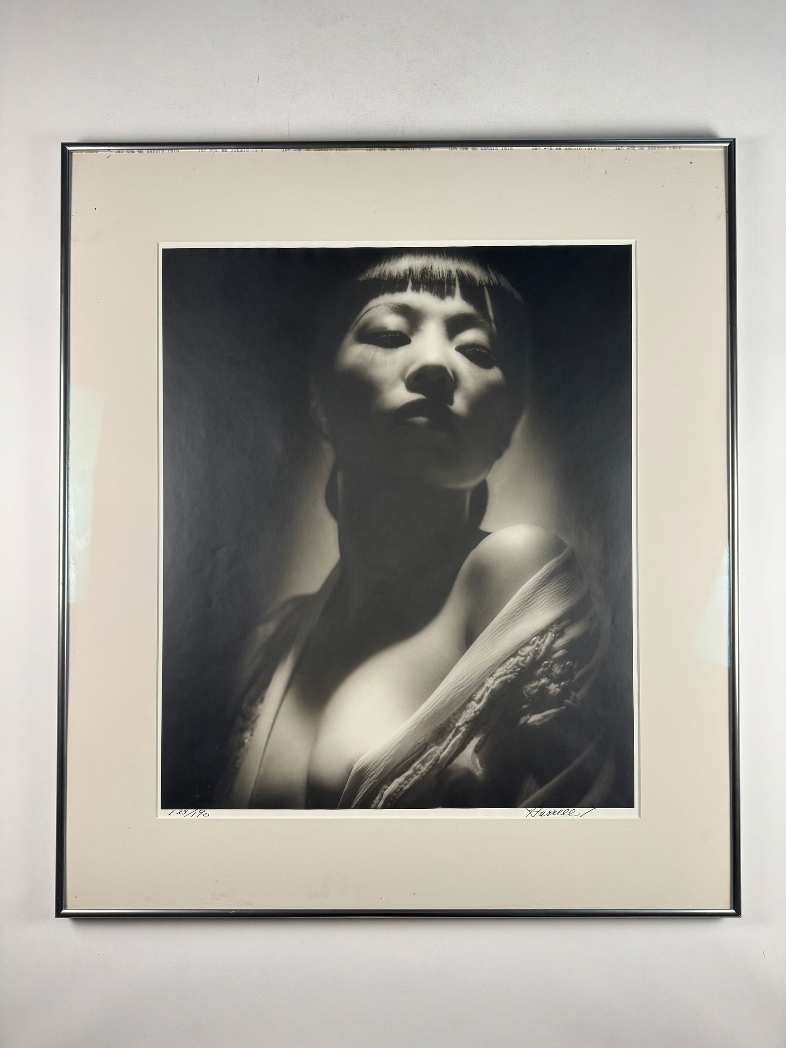 Anna May Wong 20x24 Framed Portrait Signed and Numbered by George Hurrell 28x32: Wong Liu Tsong (January 3, 1905 – February 3, 1961), known professionally as Anna May Wong, was an American actress, considered the first Chinese American film star in Hollywood, as well as the firs