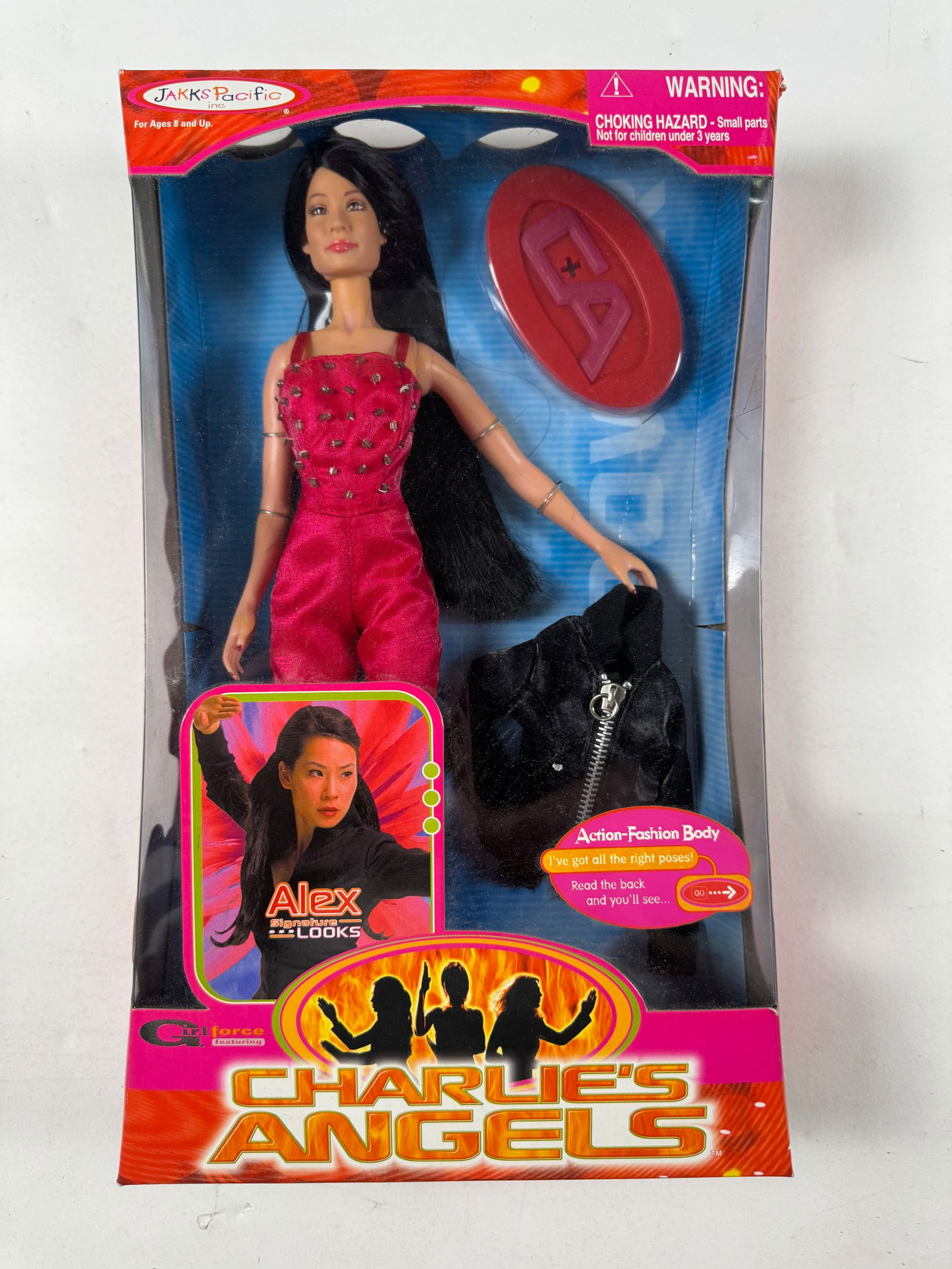 Charlie's Angels Doll Figurine Alex Action Fashion Body Jakks Pacific Inc: Dive into the world of "Charlie's Angels" when you pick this 2000 Jakks Pacific 11.5-inch action figures representing Alex. Crafted with care, the figure captures the essence of the iconic characters,
