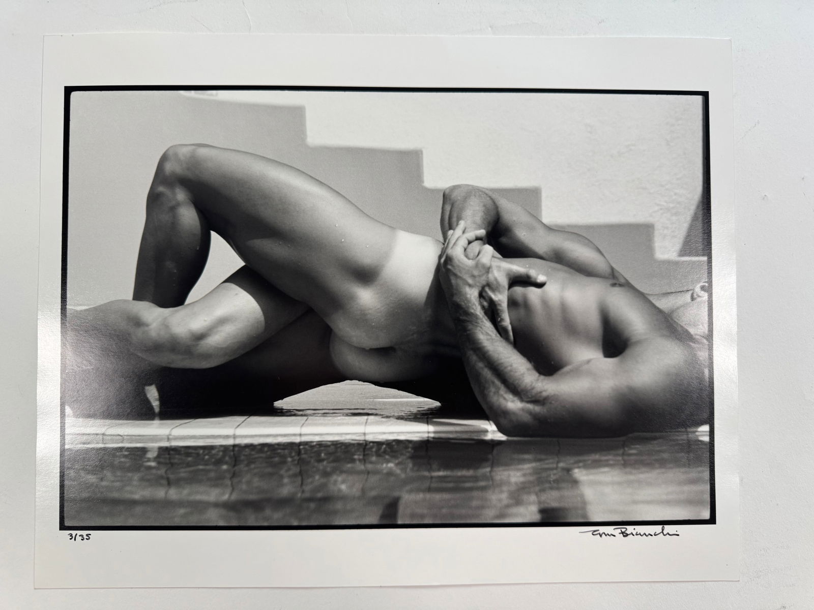Tom Bianchi "Lovers" Original Signed Silver Gelatin Photograph 11x14 Numbered 3/35: This extremely rare photograph was a gift from Tom to Gil in the 1990s. Note: we do not authenticate.