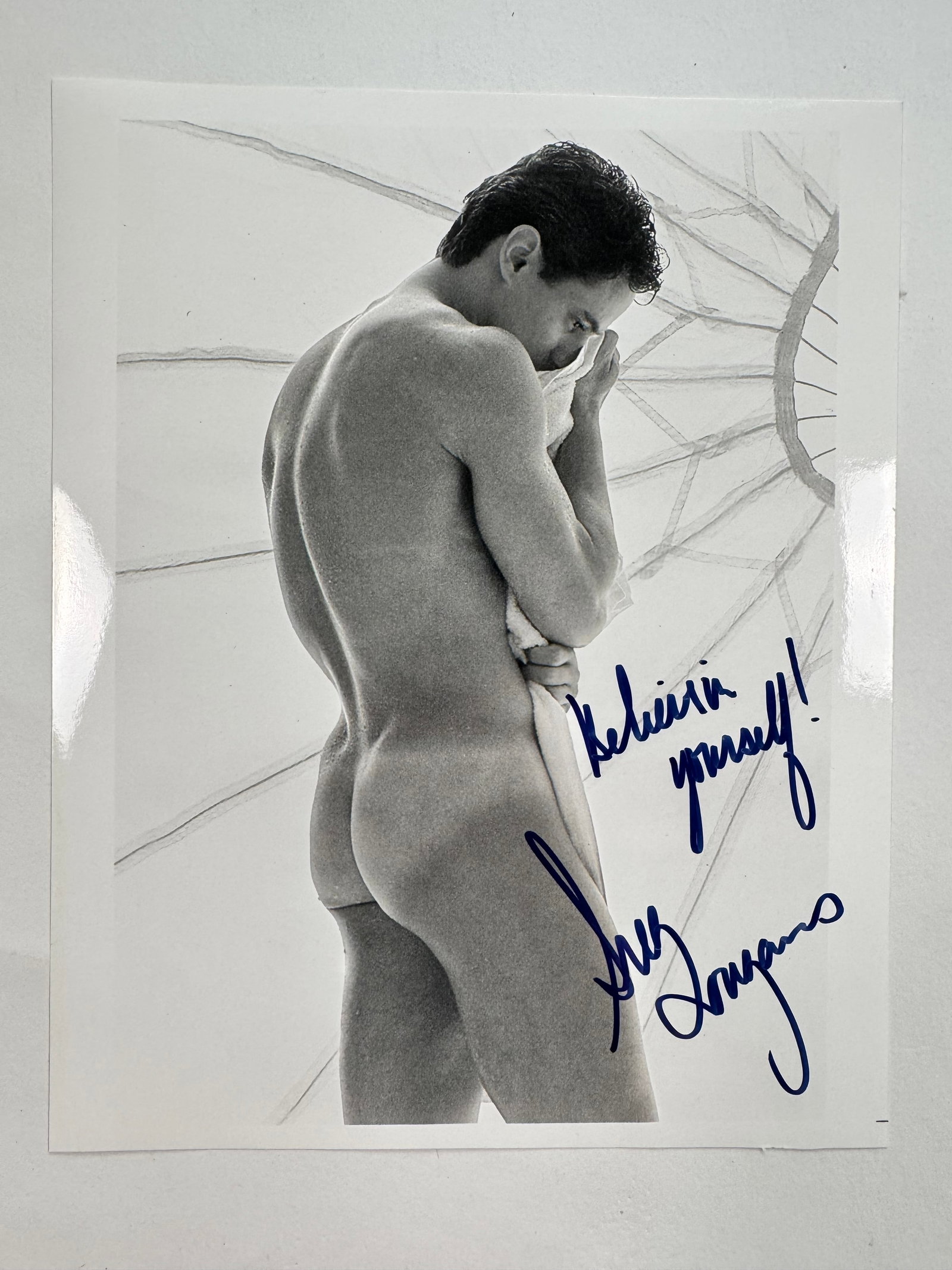 Greg Louganis Original Signed 8x10 Autograph Photograph: Note: we do not authenticate.