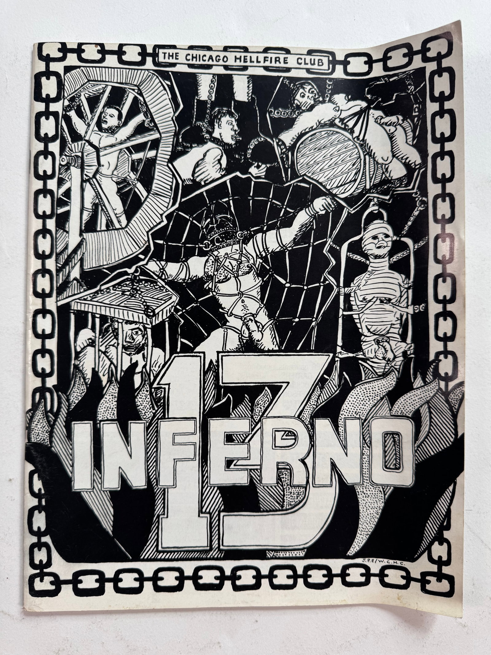 Inferno 13 Vintage Bondage SM S&M Magazine Catalog: EXTREMELY RARE and expensive publication found in a box at an estate sale.