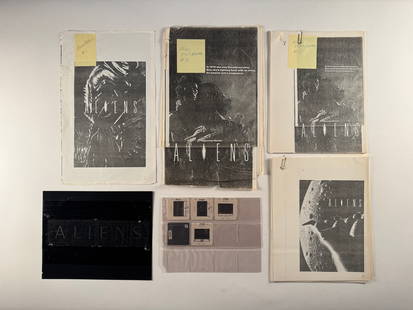 Aliens 1986 James Cameron Original Production Trailer Title Treatment Design Assets Transparencies: These original production assets were part of the original trailer title sequences for James Cameron's "Aliens" from 1986 starring Sigourney Weaver, Michael Biehn, Paul Reiser, Lance Henriksen, and Ca