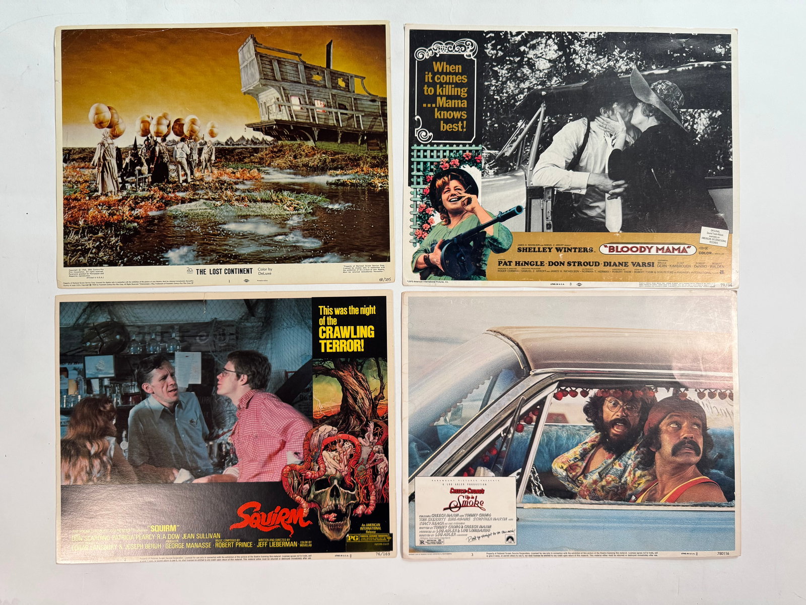 Lot of Four Original Cult Movie Lobby Cards 11x14 (1 of 2)